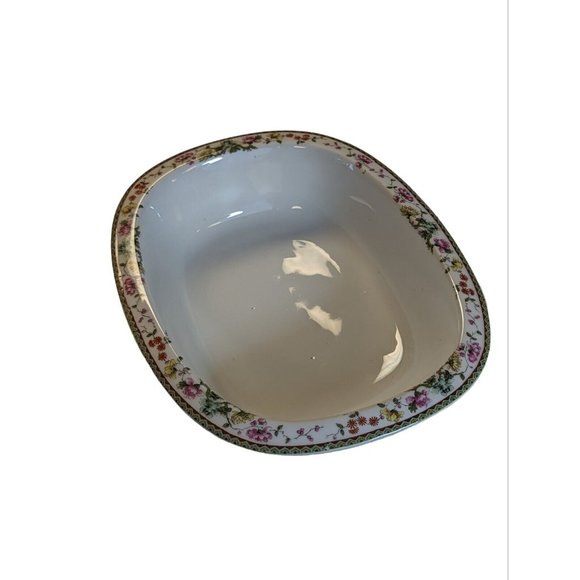 RARE HTF Limoges Tressemanes Vogt 6701 French Porcelain 9.5” Serving Veg Bowl - Picture 9 of 9